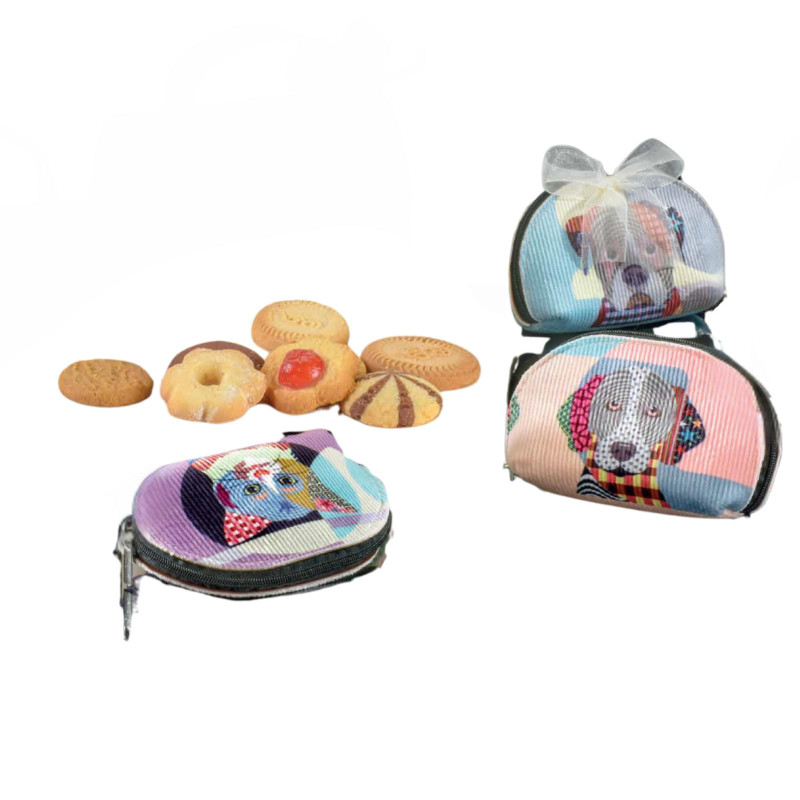 Portamonete - Pets - Flamigni - con Pasticceria da tè Assortita - 50 g