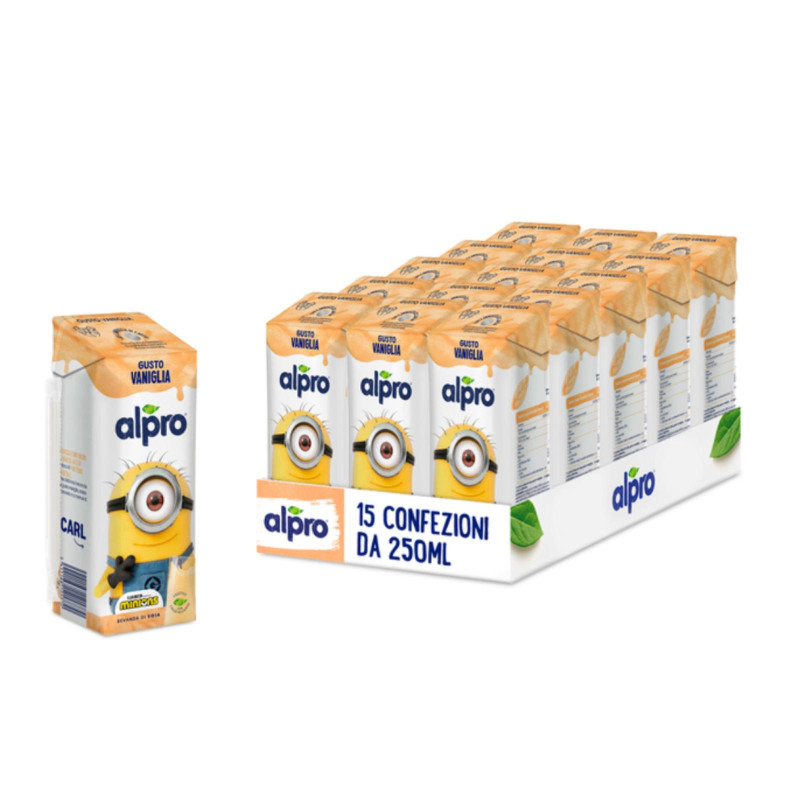 Bevanda alla Soia - Alpro - Soia Drink - Vaniglia - 15 Brick da 250 ml