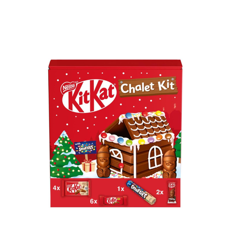 Chalet Kit - Kit Kat - Soggetti Natalizi - Natale - 461,2 g