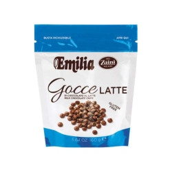 Gocce di Cioccolato al Latte - Emilia - Zaini - 12 Buste da 160 g