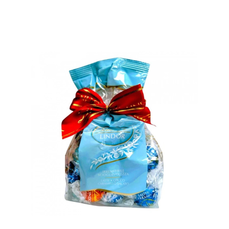 Lindt Lindor - Cioccolatini Boules - Assortiti - Sacchetto Regalo da 287 g
