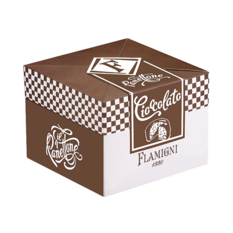 Panettone Flamigni - Panettone Cioccolato - Cartone da 500 g