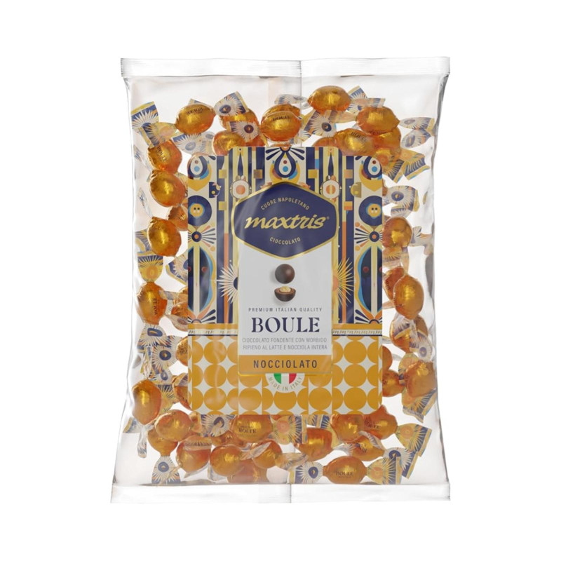 Cioccolatini Maxtris - Boules Nocciolato - Busta da 1 Kg