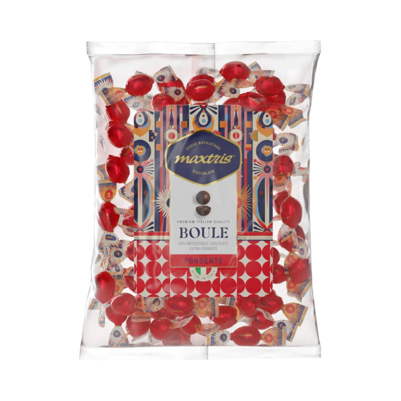 Cioccolatini Maxtris - Boules Fondente 50% - Busta da 1 Kg