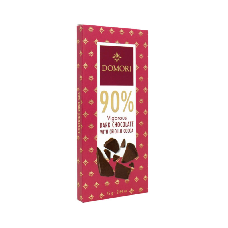 Tavoletta Cioccolato Domori - Antologia - Vigoroso 90% Con Criollo - 75 g