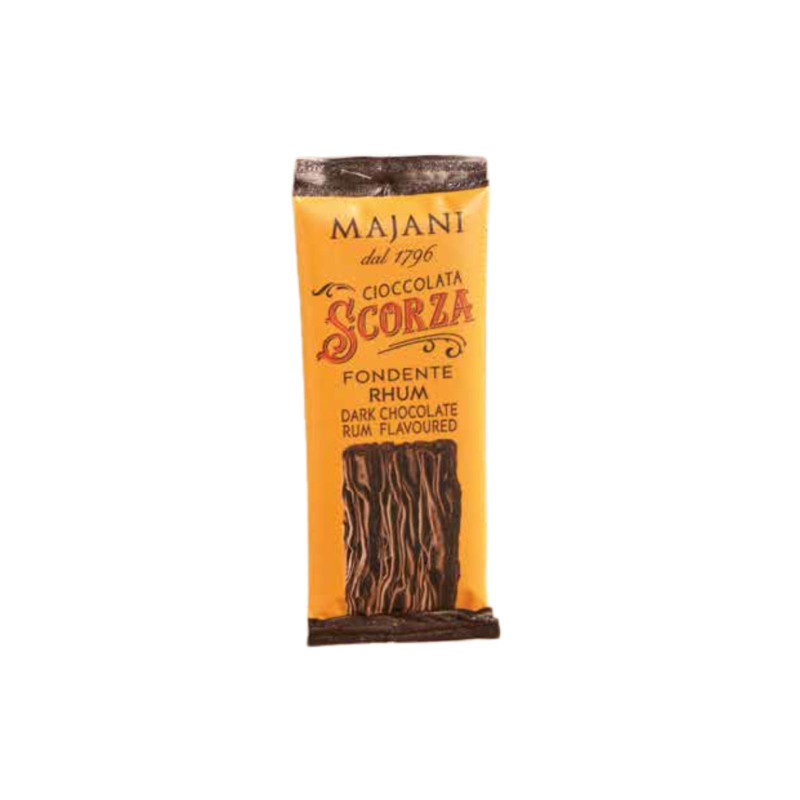 Cioccolatini Majani - Cioccolata Scorza Fondente Friabile al Rhum - 500 g