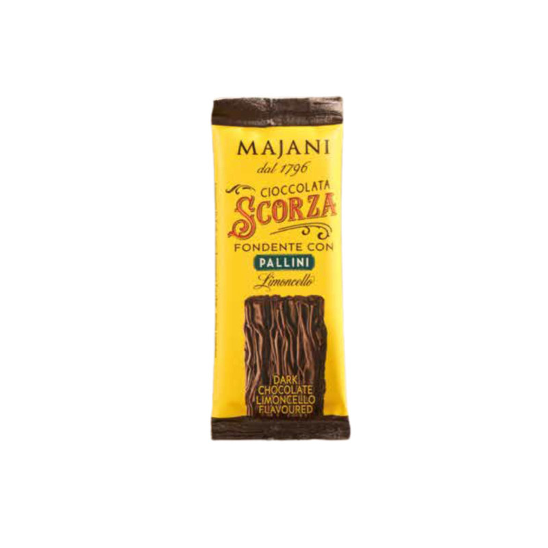 Cioccolatini Majani - Cioccolata Scorza Fondente Friabile - Limoncello Pallini - 500 g