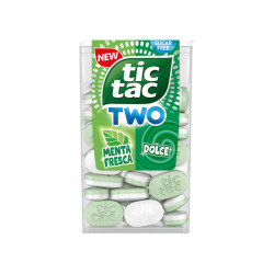 Confetti Tic Tac - Two - Menta Fresca - Dolce - 8 x 38 g