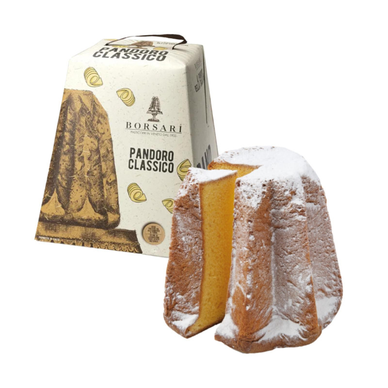 Pandoro Classico - Borsari - Classico - Tradizionale - Scatola 750 g
