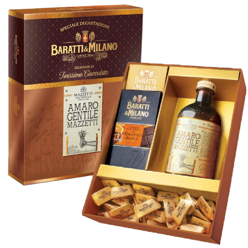 Confezione Regalo - Baratti & Milano - Amaro Gentile Mazzetti - 300 g