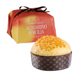 Panettone Artiginale - Fratelli Sicilia - Mandarino di Sicilia - 1 Kg