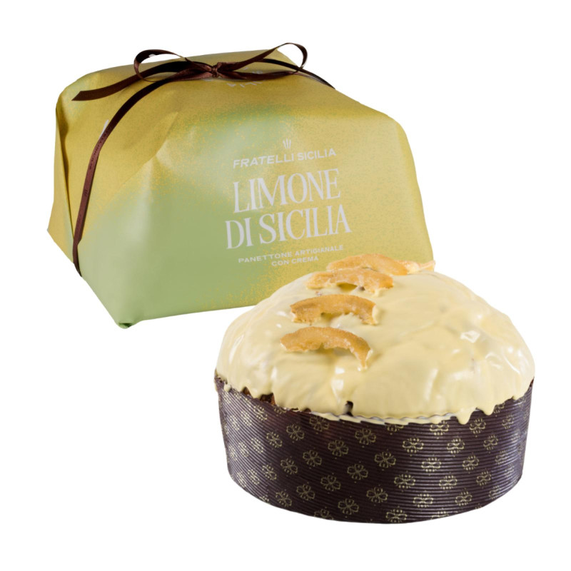 Panettone Artiginale - Fratelli Sicilia - Limone di Sicilia - 1 Kg