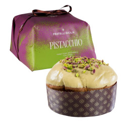 Panettone Artiginale - Fratelli Sicilia - Pistacchio - 1 Kg