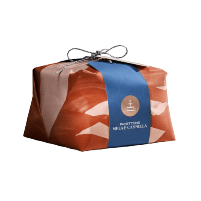Panettone Frutta - Fiasconaro - Mela e Cannella - Confezione da 1 kg