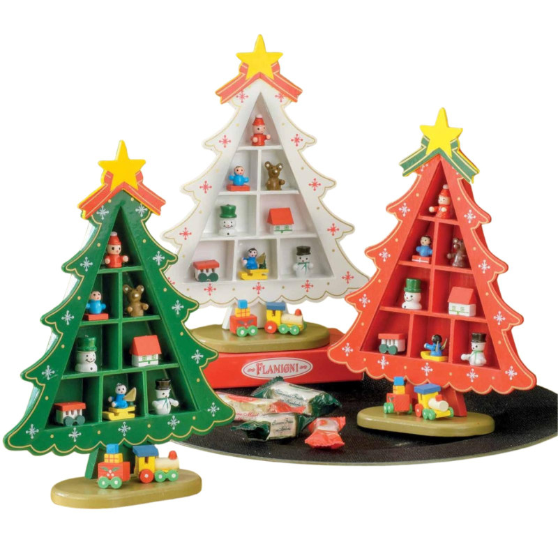 Gli Alberi Di Natale - Flamigni - Con Torroncini Morbidi - In legno - 70 g