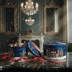 Cofanetto Latta Venchi - Praline Perle Assortite - Alice Bureau - Cappelliera Media - 205 g