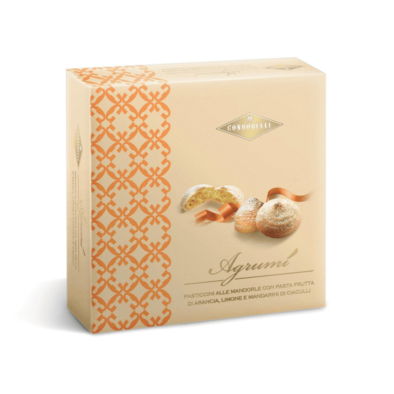 Confezione Dolcetti - Condorelli - Agrumi' - Pasticcini alle Mandorle - 250 g