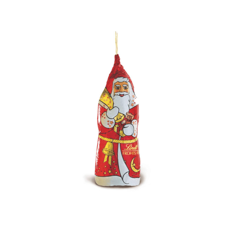 Addobbi Natale - Mini Babbo Natale - Cioccolato al latte - Lindt - 10 g