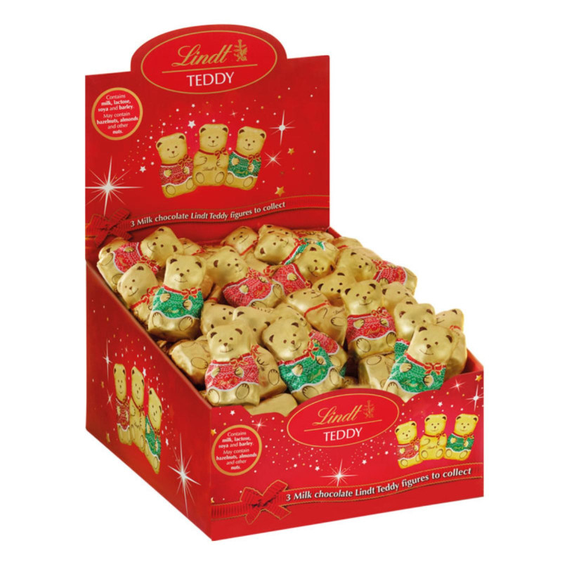 Expo Teddy - Lindt - Mini Orsetti - Espositore da Banco - 100 x 10 g