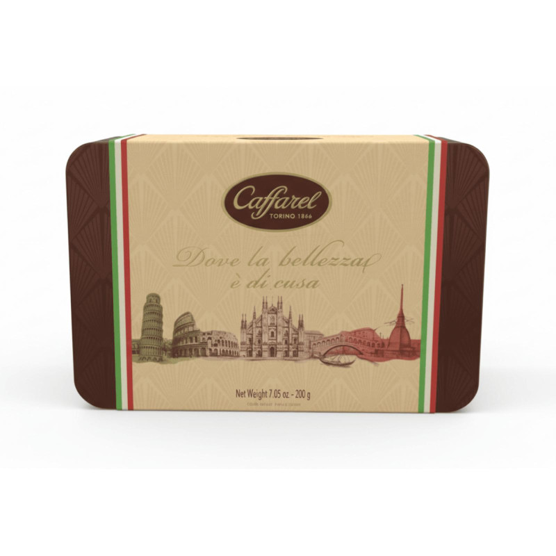LATTA ITALIA - Cioccolatini Praline Assortite Caffarel - Latta da 200 g