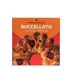 Torta Buccellato - Con Fichi e Mandorle - Fratelli Sicilia - 400 g