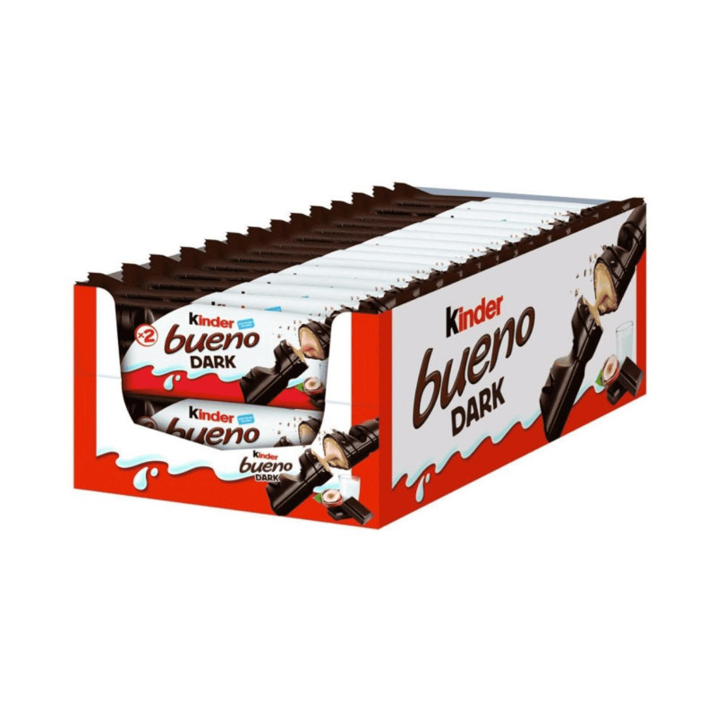T2x30 -  Kinder Bueno Dark - Due Barrette Incartate - Fondente - 30 x 43 g