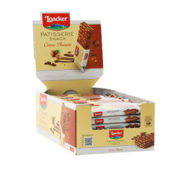 Biscotti Loacker Patisserie - Snack Creme Noisette - Expo 24 Pezzi...