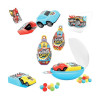 Turbo Egg - JohnyBee - Uovo con Macchina Candy Toys - Caramelle - Expo 12 Pezzi da 10 g