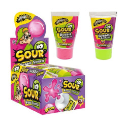 Gomme da Masticare - Bubble Squeeze - Tubetto Gusto Fragola -...