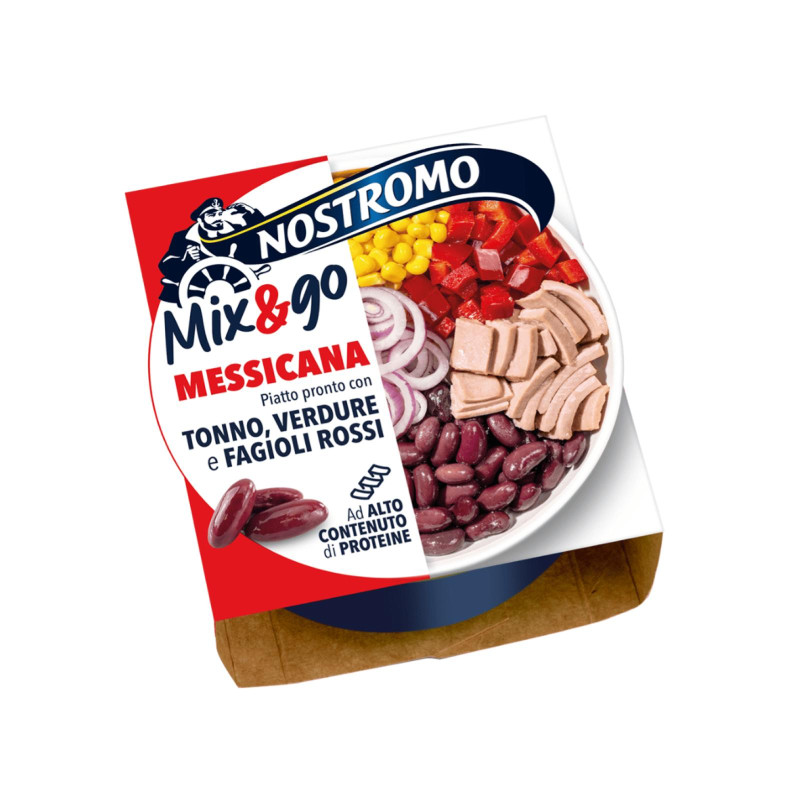 Tonno in Scatola - Nostromo - Insalate - Mix&Go Messicana - 190 g
