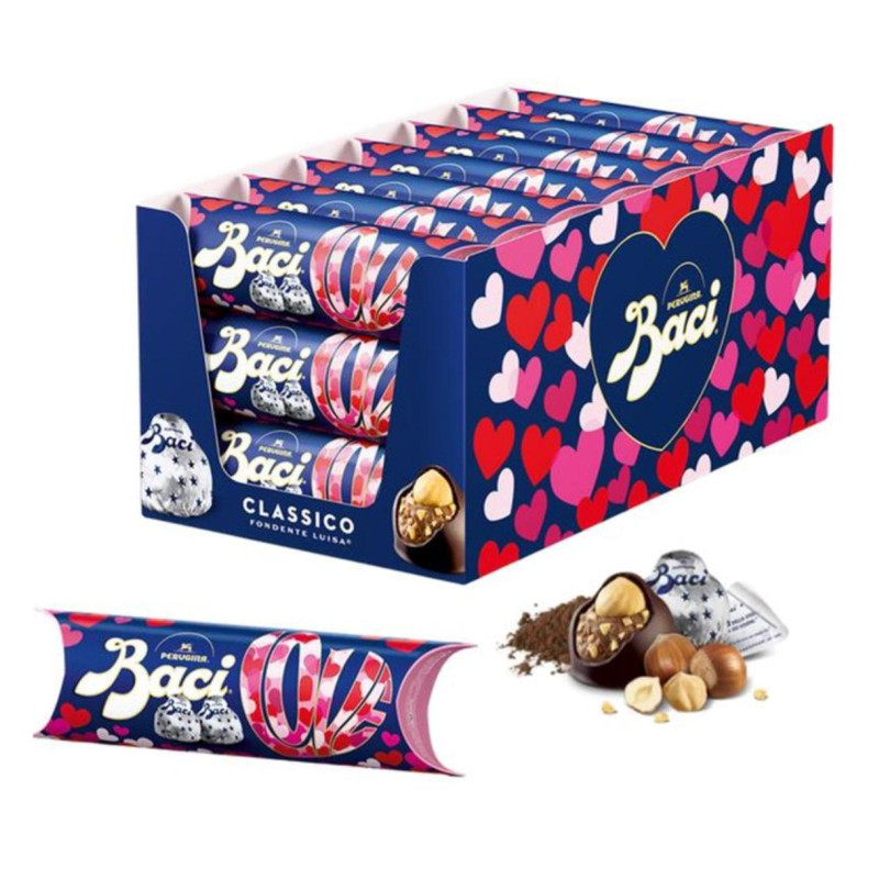 Baci Perugina San Valentino - Classico - 37,5 gr x 21 Pezzi - Espositore