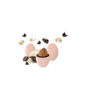 Carillon Rosa - Maxtris - Confetti Rosa Incartati - Mandorla e Cioccolato - 160 g 