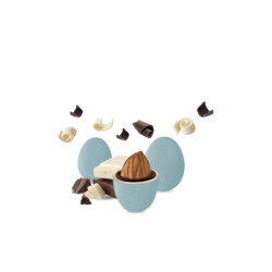 Confetti Maxtris - Dolce Arrivo - Confetti Celesti - Mandorla Ricoperta Cioccolato - Incartati Singolarmente - 500 g 