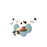 Confetti Maxtris - Dolce Arrivo - Confetti Celesti - Mandorla Ricoperta Cioccolato - Incartati Singolarmente - 500 g 