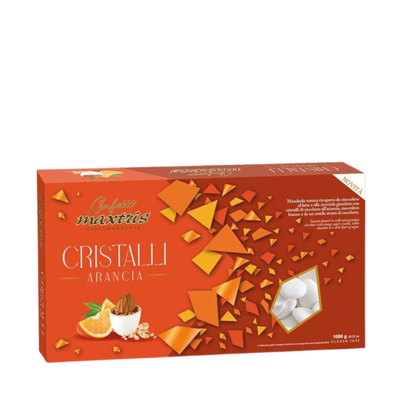 Confetti Maxtris - Cristalli Arancia - Arancia - 1 Kg