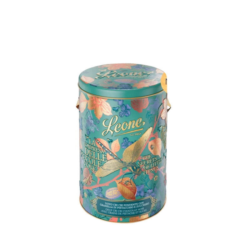 Cilindro Uovo Leone - Cri Cri al Pistacchio Fondente  - 350 g