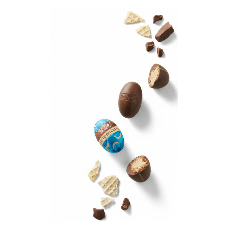 Ovetti Cioccolato Venchi - Covetto Crema Latte e Biscotto - 1000 g