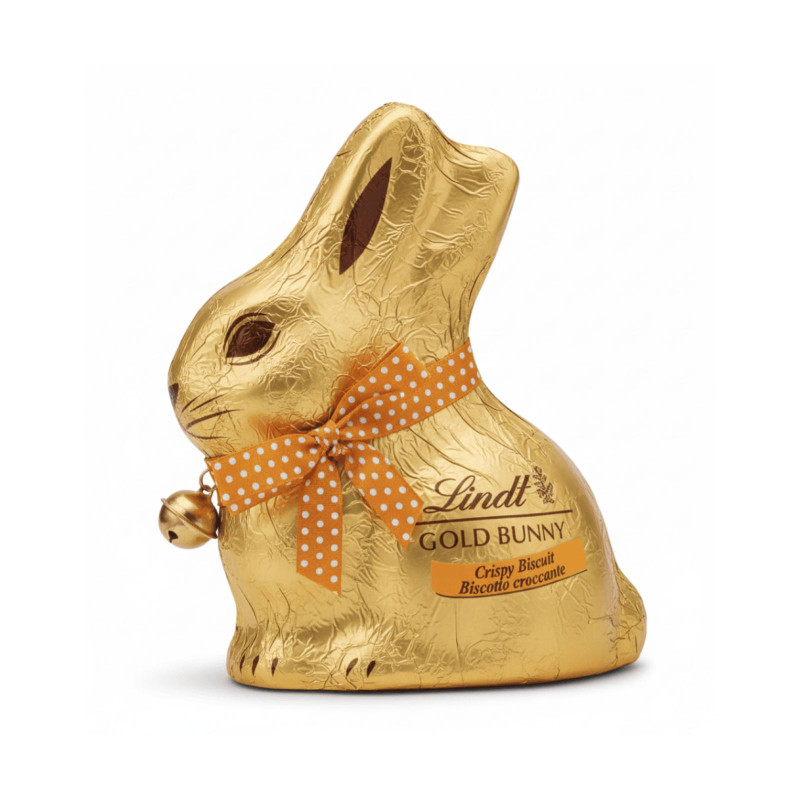 Coniglietto Cioccolato al Latte - Biscotto Croccante - Lindt Lindor Gold Bunny 100 g
