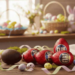 Maxi Ovetti Rosso Cioccolato Majani - Classico - Cioccolato Fondente - 15,5 g -  500 g