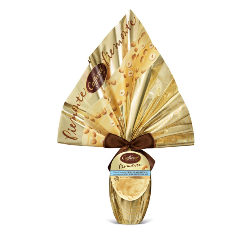 Uovo Cioccolato Bianco - Caffarel - Piemonte con Nocciole - 380 g