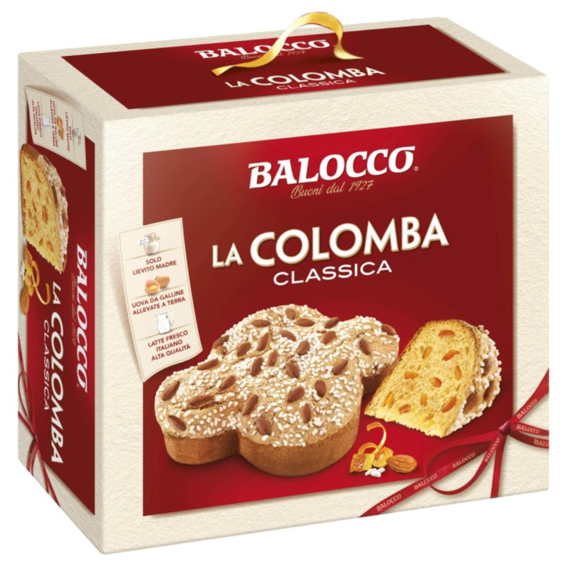 Colomba Classica - Con uvetta e canditi - Balocco - 700 gr