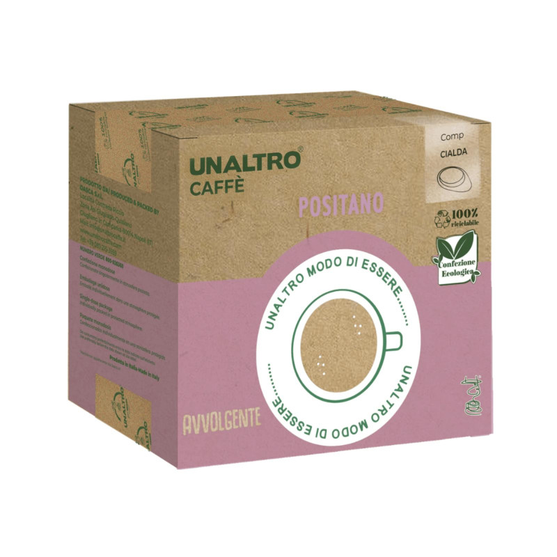 Caffè Unaltro - Positano - Cialde - Avvolgente - 50 Pezzi 