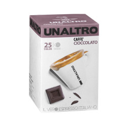 Caffè Unaltro - Aromatizzate - Cialda - Miscela Cioccolato - 25 Pezzi 